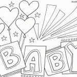 Free Printable Baby Shower Coloring Pages   Free Printable Baby Shower Coloring Pages