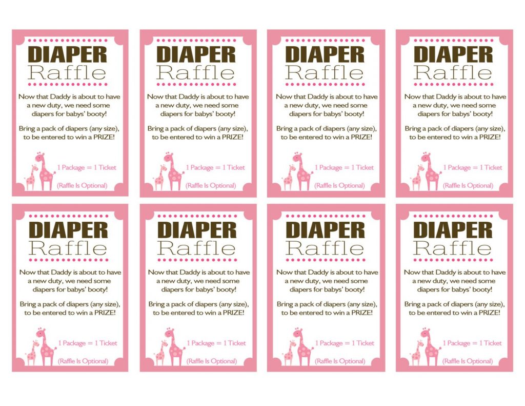 Free Printable Baby Shower Raffle Tickets Template Home Design Ideas ...