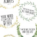 Free Printable Bible Verses   Free Printable Scripture Verses