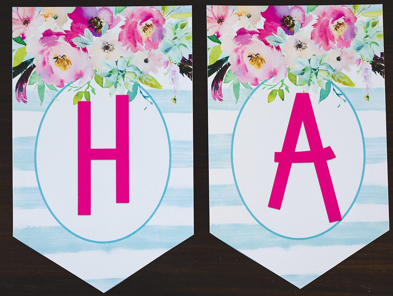 Free Printable Birthday Banner - Six Clever Sisters - Diy Birthday Banner Free Printable