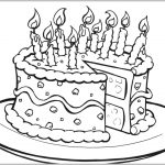 Free Printable Birthday Cake Coloring Pages For Kids Cool2Bkids   Free Printable Pictures Of Birthday Cakes