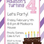Free Printable Birthday Invitation Templates   Free Printable Personalized Birthday Invitation Cards