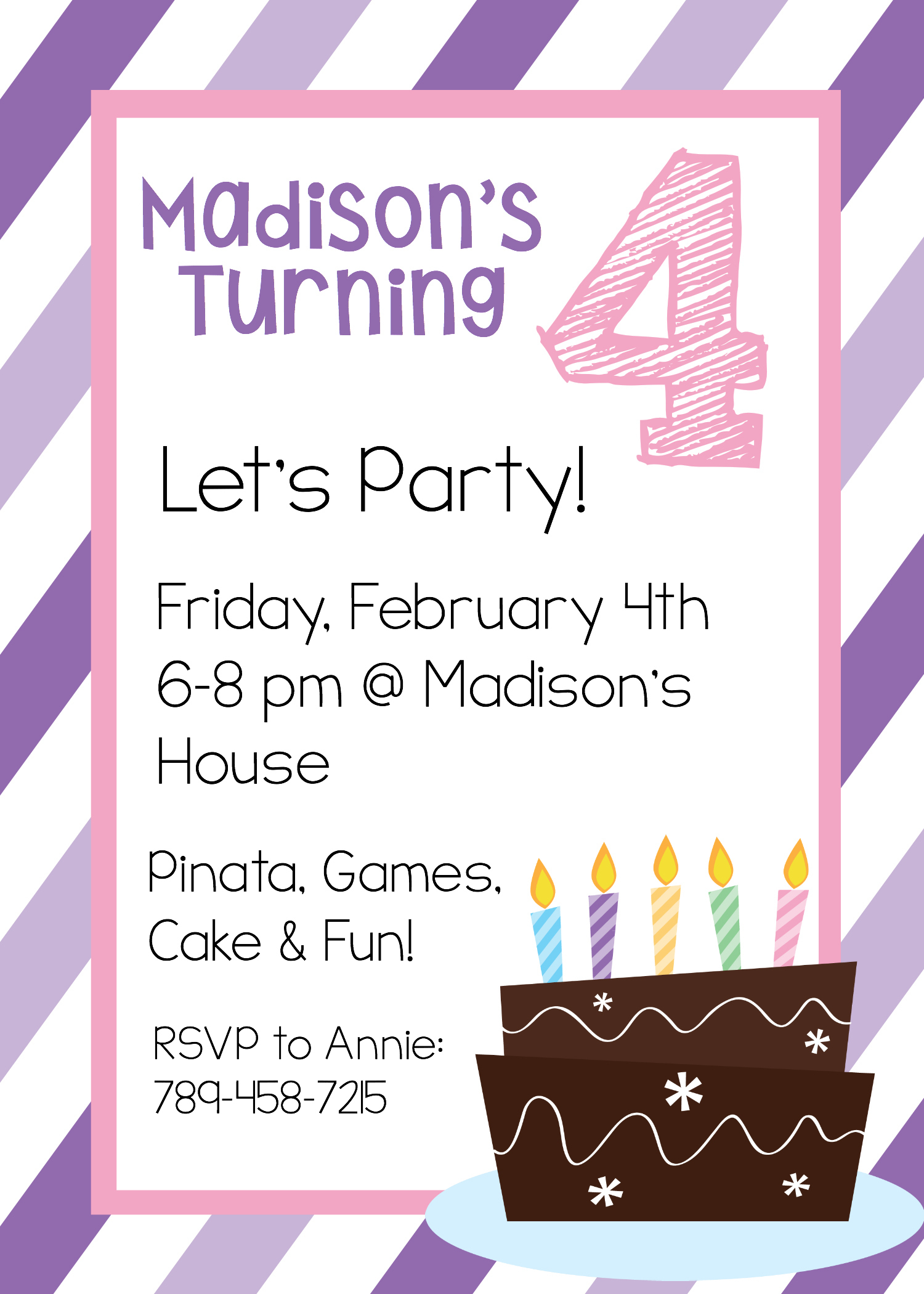 Free Printable Birthday Invitation Templates - Make Printable Party Invitations Online Free