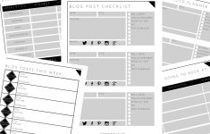 Free Printable Blog Planner &amp; Downloadable Spreadsheet | Tea Party - Free Printable Blog Planner