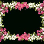 Free Printable Borders Digital Flower Frame Png Free Image   Free Printable Borders