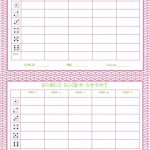 Free Printable Bunco Score Sheets Only | Feel Free To Print It Out   Free Printable Bunco Score Sheets