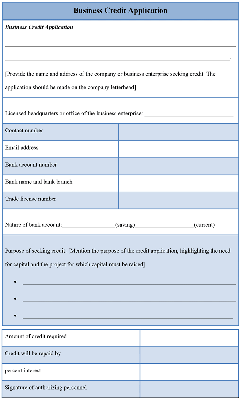 Free Printable Business Forms And Templates Images Business Cards - Free Printable Business Credit Application Form