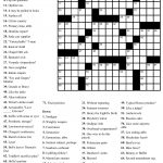 Free Printable Cards: Free Printable Crossword Puzzles | Free   Free Printable Crossword Puzzles For Kids