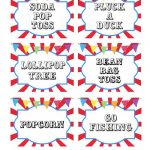 Free Printable Carnival Signs   Free Printable Carnival Signs