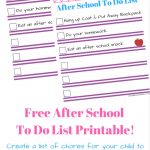 Free Printable Chore List For Kids!   Must Have Mom   Free Printable Kids To Do List