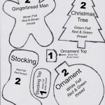 Free Printable Christmas Craft Patterns – Festival Collections   Free Printable Christmas Craft Templates