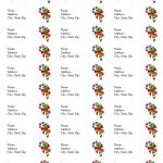 Free Printable Christmas Labels Templates | Christmas Address Labels   Free Printable Address Label Templates