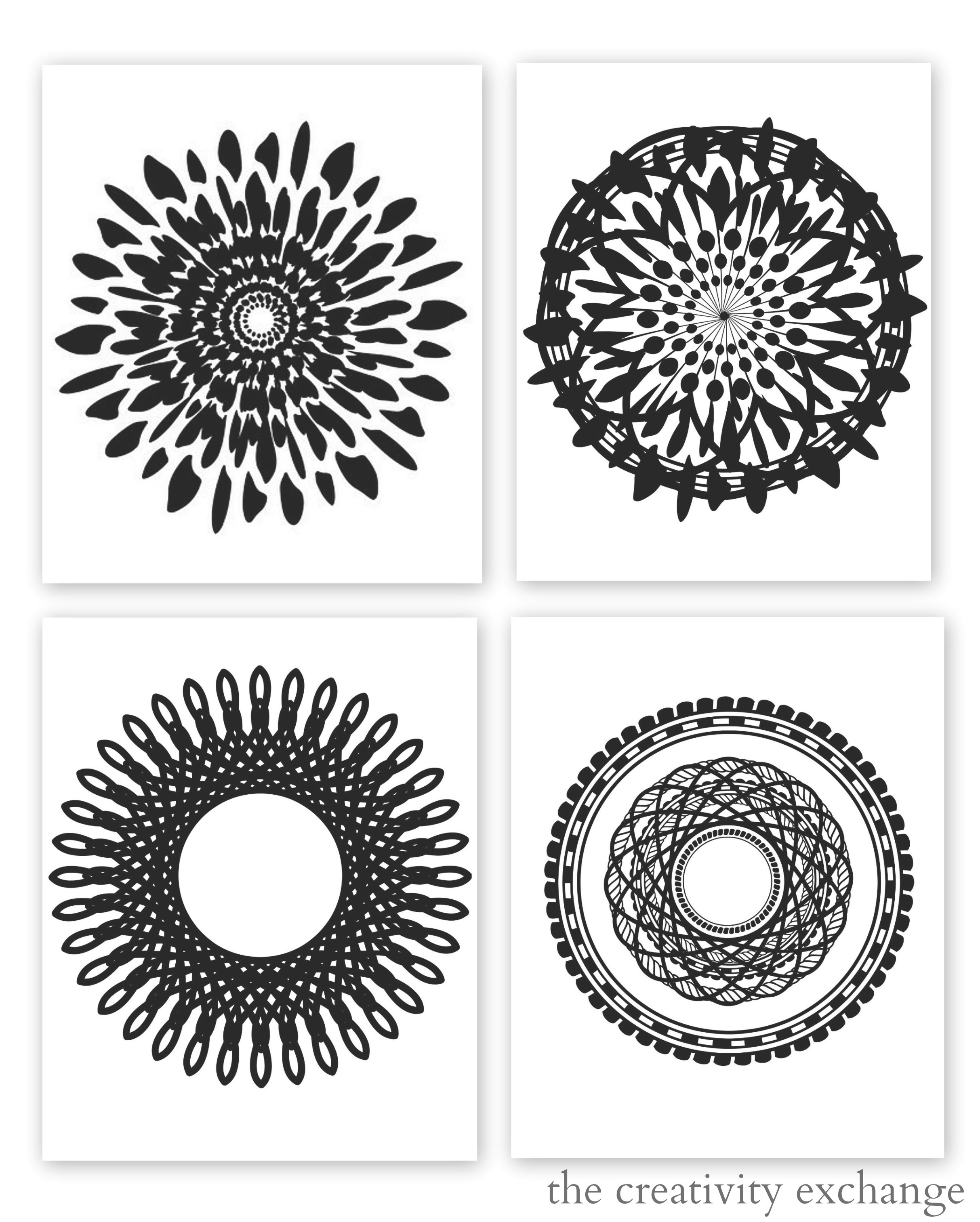 Free Printable Collection Of Modern Black And White Prints - Free Printable Artwork To Frame