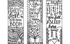 Free Printable Coloring Page Bookmarks | Dawn Nicole Designs® - Free Printable Sports Bookmarks
