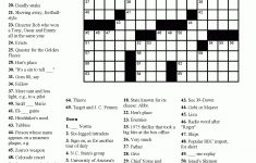 Free Printable Crossword Puzzles Easy For Adults | My Board - Free Printable Crossword Puzzles For Adults
