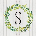 Free Printable Farmhouse Monograms And More   The Cottage Market   Free Printable Monogram