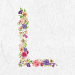 Free Printable Floral Monograms   The Cottage Market   Free Printable Flower Letters