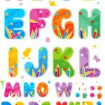 Free Printable Funny Alphabet Letters | Summer Alphabet Vector Set   Free Printable Photo Letter Art