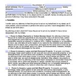 Free Printable General Power Of Attorney Forms   Free Printable Power Of Attorney Form Florida
