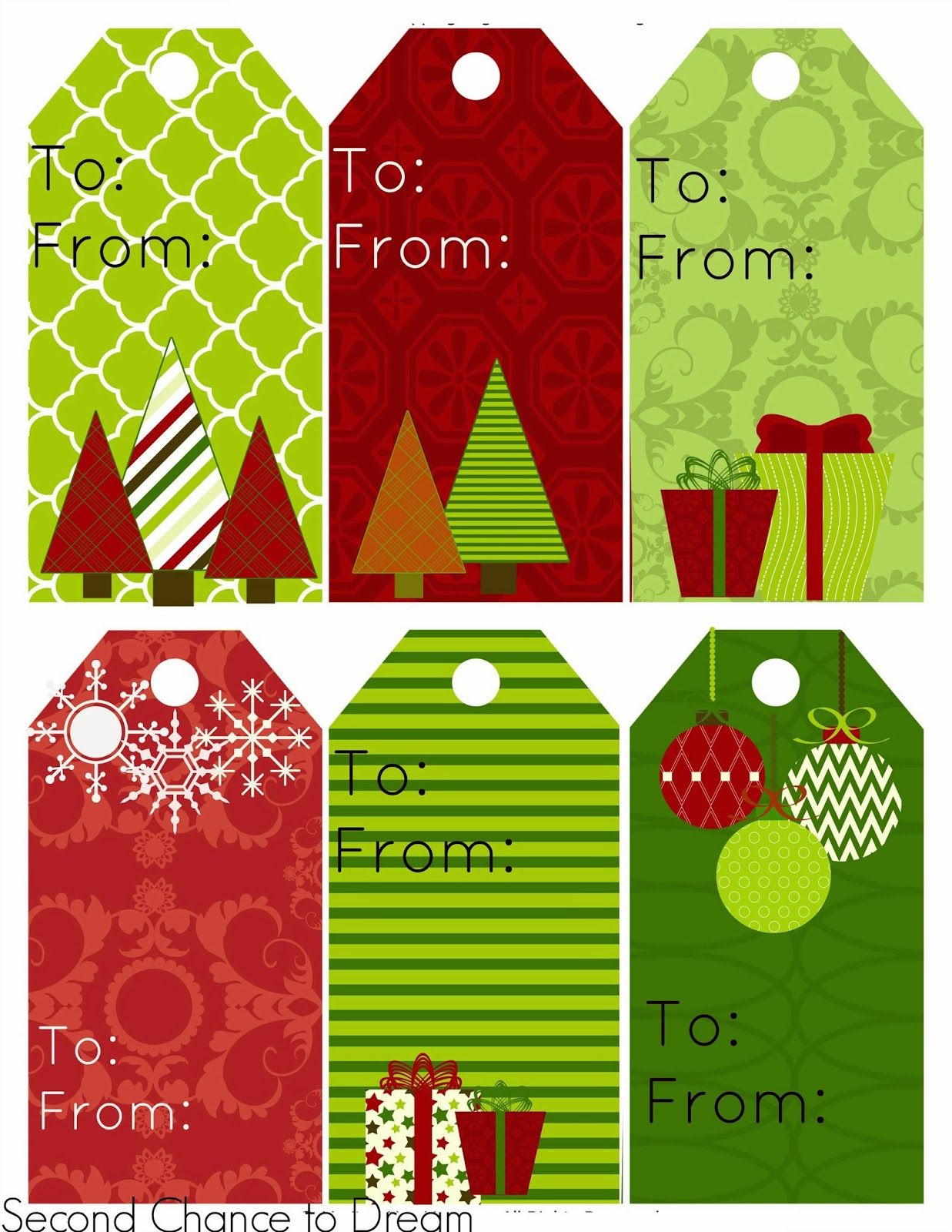 Free Printable Gift Tags &amp;amp; Gift Card Holders | Christmas Printables - Free Printable Christmas Gift Cards