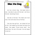 Free Printable Grade 1 Reading Comprehension Worksheets | Lostranquillos   Free Printable Grade 1 Reading Comprehension Worksheets