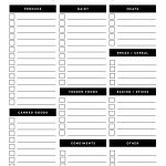 Free Printable Grocery List | Ogt Blogger Friends | Pinterest   Free Printable List