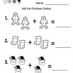 Free Printable Holiday Worksheets | Free Christmas Cookies Worksheet   Free Printable Christmas Activities