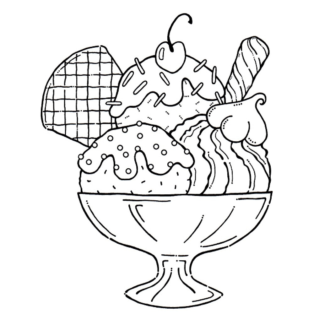 Free Printable Ice Cream Coloring Pages For Kids - Ice Cream Color Pages Printable Free