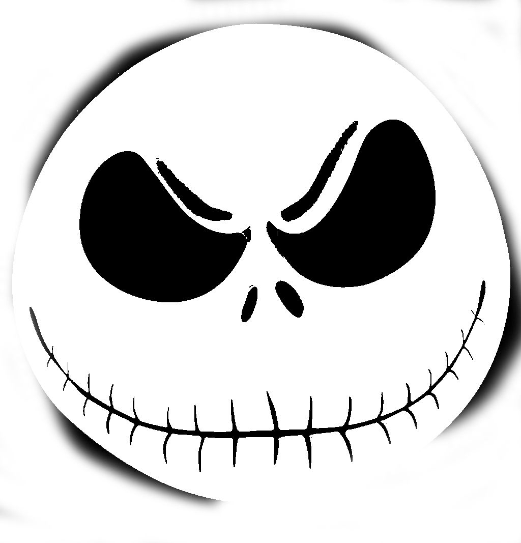 Free Printable Jack Skellington Pumpkin Carving Stencil Templates - Jack Skellington Stencil Free Printable