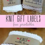 Free Printable Knit Gift Labels   Everythingetsy   Free Printable Dishcloth Wrappers
