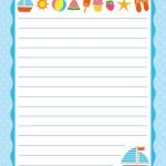 Free Printable Letter Paper | Printables To Go | Pinterest | Free   Free Printable Paper