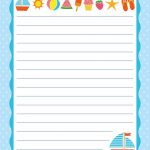 Free Printable Letter Paper | Printables To Go | Pinterest   Free Printable Writing Paper