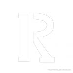 Free Printable Letter Stencils | Free Printable 6 Inch Alphabet   Free Printable 8 Inch Letters