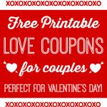 Free Printable Love Coupons For Couples On Valentine's Day   Free Printable Compatibility Test For Couples
