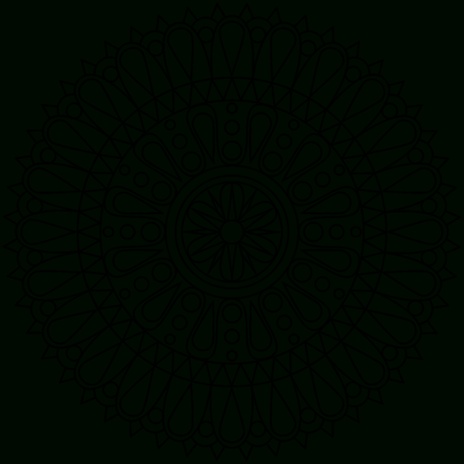 Free Printable Mandala Coloring Pages | 15 Colorful Round Mandala - Free Printable Mandala Patterns