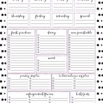 Free} Printable Meal Planner   Free Printable Meal Planner