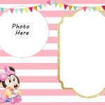 Free Printable Minnie Mouse 1St Invitation | Free Printable   Free Printable Mickey Mouse Birthday Invitations