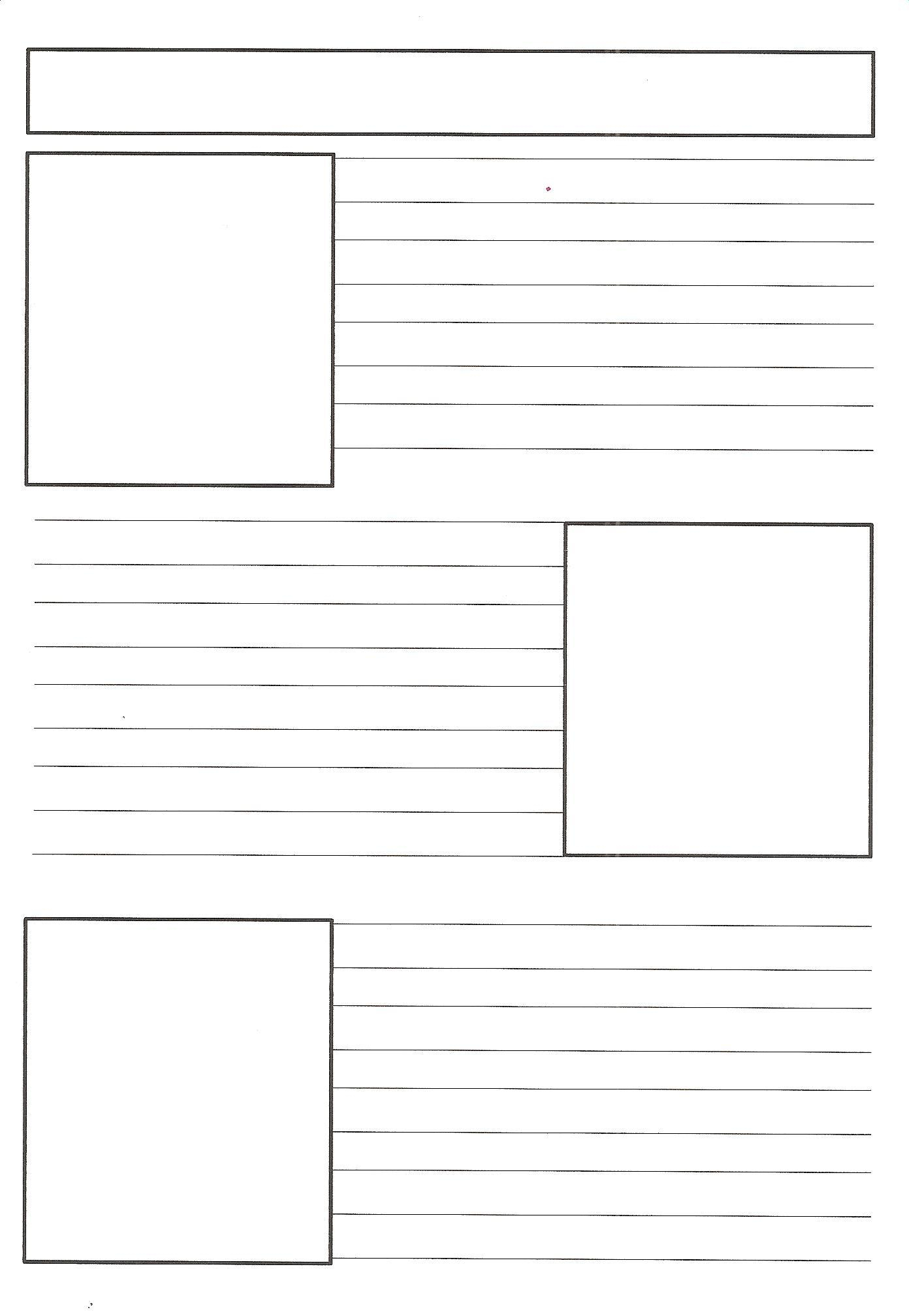 Free Printable Newspaper Article Template – Jowo - Free Printable Newspaper Templates For Students