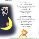 Free Printable Nursery Rhyme Lyrics Page. , Hey Diddle Diddle, Hey   Free Printable Nursery Rhymes Songs