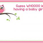Free Printable Owl Baby Shower Invitations {& Other Printables}   Free Printable Baby Shower Invitations