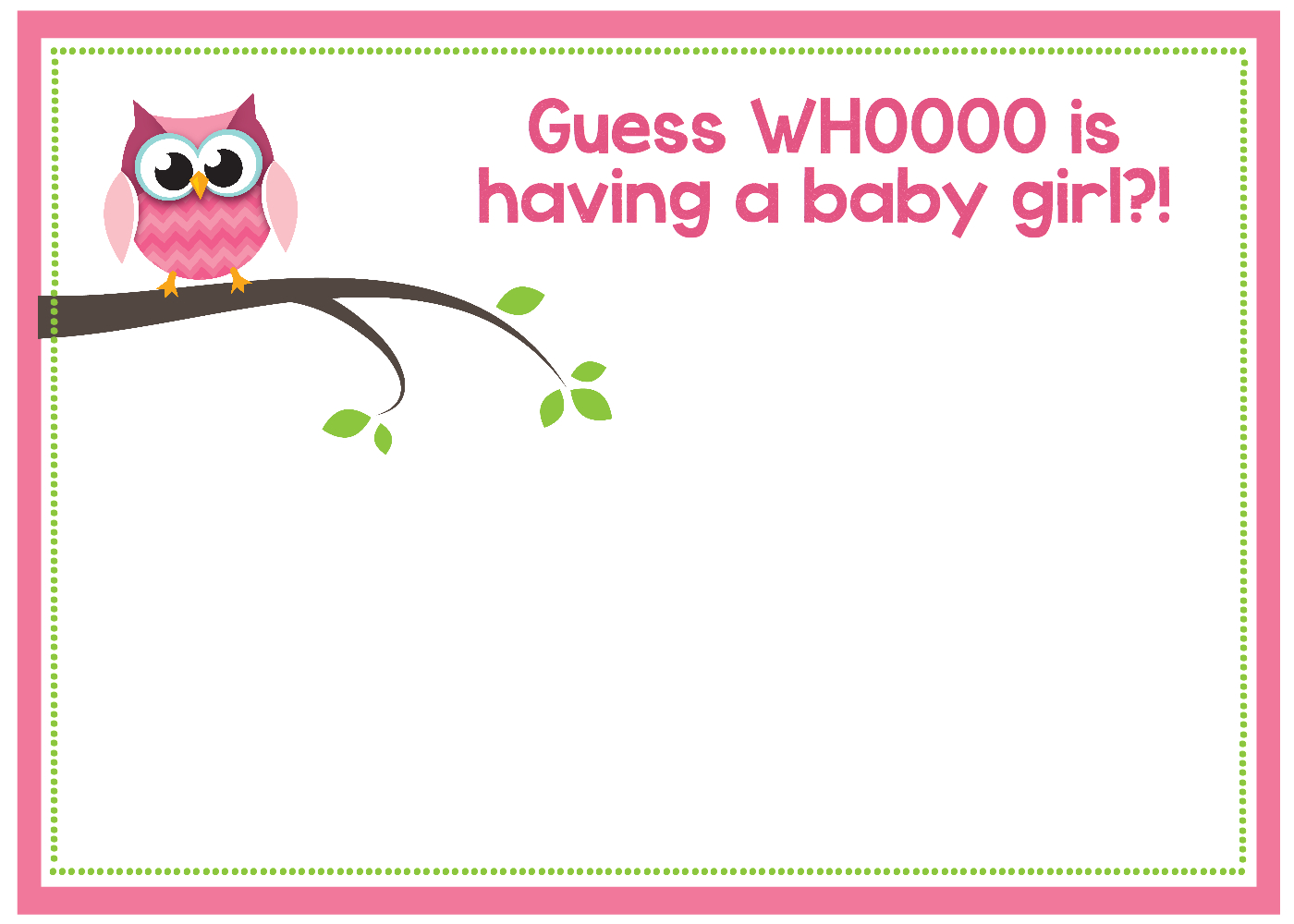 Free Printable Owl Baby Shower Invitations {&amp;amp; Other Printables} - Free Printable Baby Shower Invitations