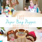 Free Printable Paper Bag Puppets   Free Printable Paper Bag Puppet Templates