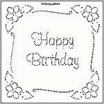 Free Printable Paper Pricking Patterns | Free Printable   Free Printable Paper Pricking Patterns