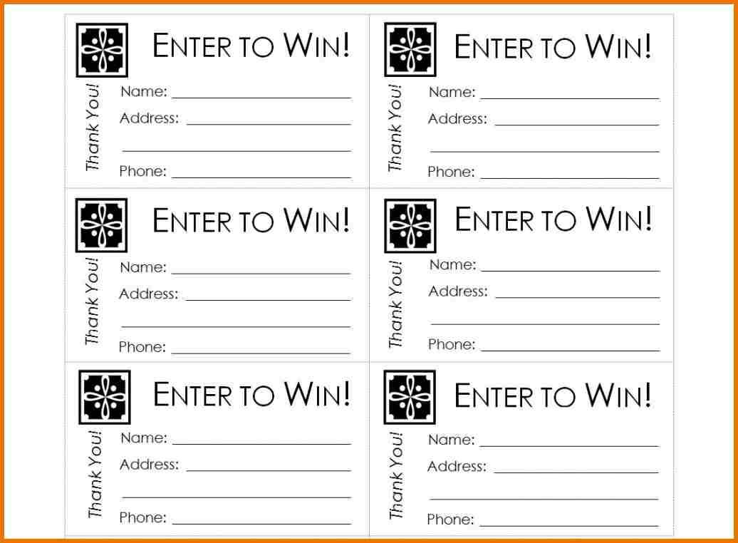 Free Printable Raffle Ticket Template Raffle Ticket Templates - Free Printable Raffle Ticket Template