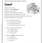 Free Printable Reading Comprehension Worksheets 3Rd Grade To   Free Printable Grade 1 Reading Comprehension Worksheets