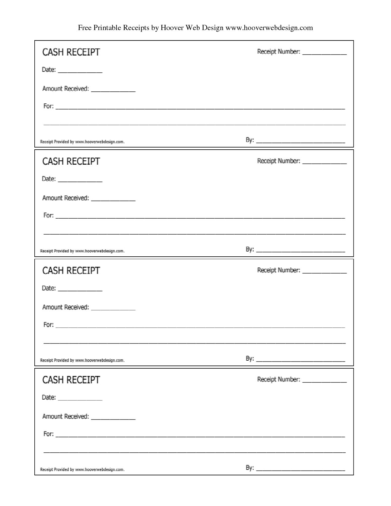 Free Printable Receipt Templates | Free Printable Cash Receipts - Free Printable Daycare Receipts