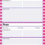 Free} Printable Recipe Template | Карти Рецепти | Pinterest   Free Printable Recipe Templates