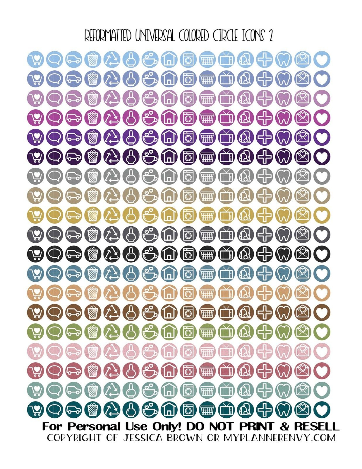 Free Printable Icons