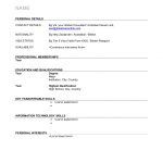 Free Printable Resume Template Blank Extraordinary Free Printable   Free Printable Resume Templates Microsoft Word