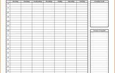Free Printable Weekly Schedule